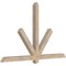 Ekena Millwork Kennewick Smooth Timber Gable Bracket, Douglas Fir, 72"W x 45"H x 3 1/2"D x 3 1/2"F, 15/12 Pitch GBW072X45X0404KEN00SDF - alternate 5